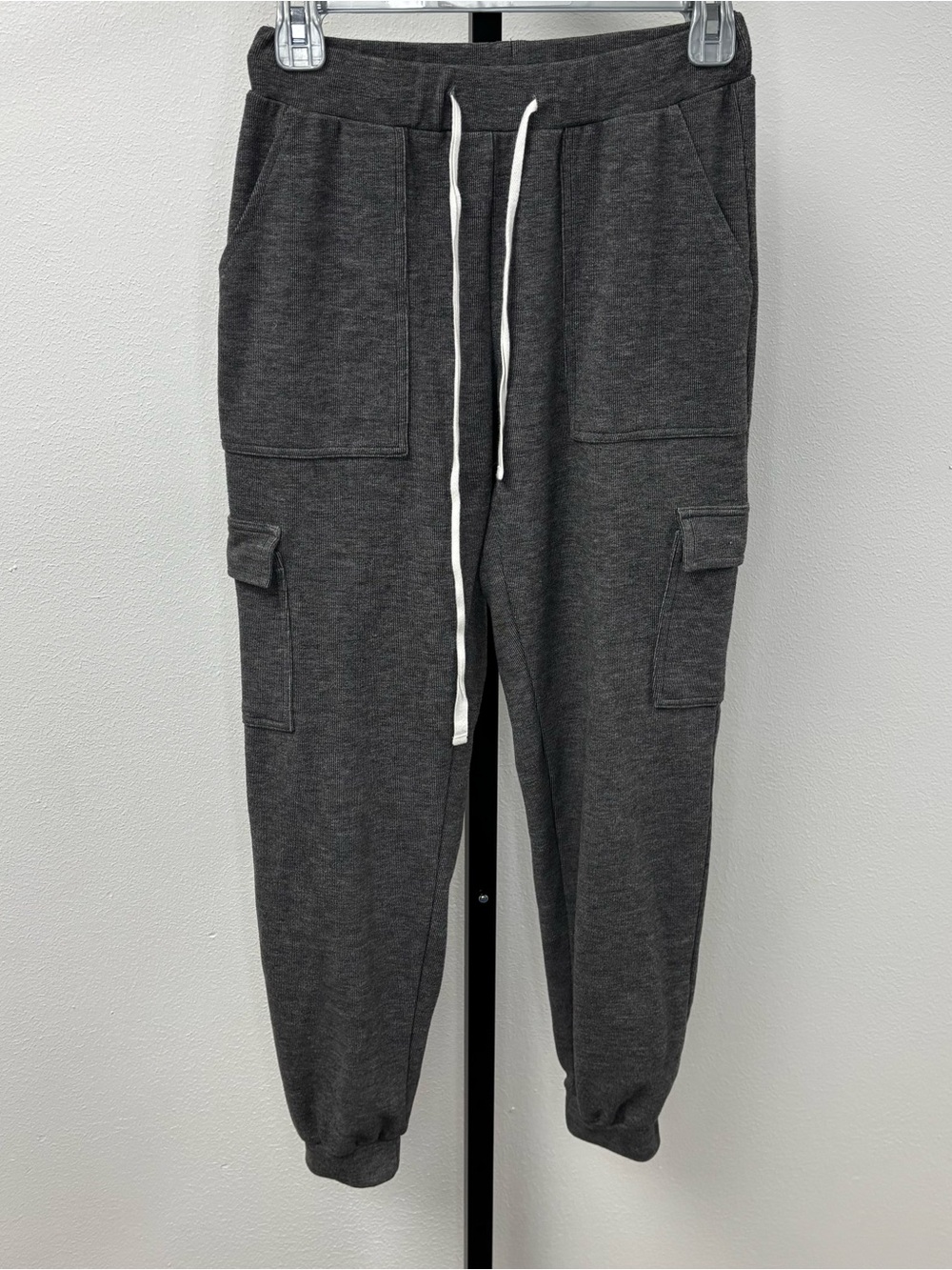 Evereve Dark Gray Cargo Sweatpants Size XS